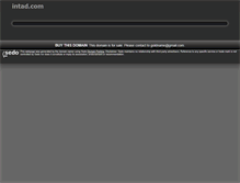Tablet Screenshot of intad.com
